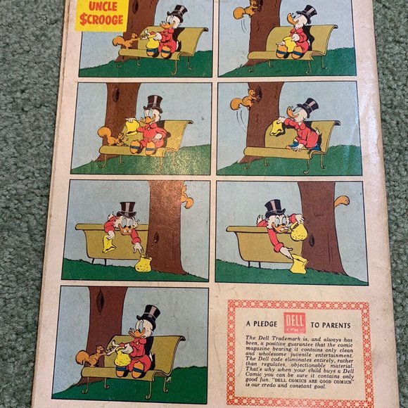 1955 Old - WALT DISNEY'S UNCLE SCROOGE #11 CARL BARKS ART MID GRADE Comic Book - Picture 2 of 2